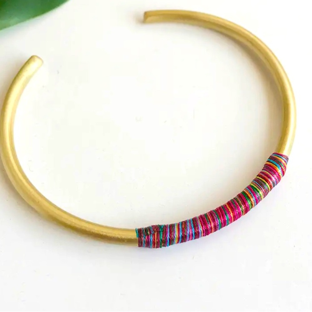 Raja Rainbow Wrapped Cuff
